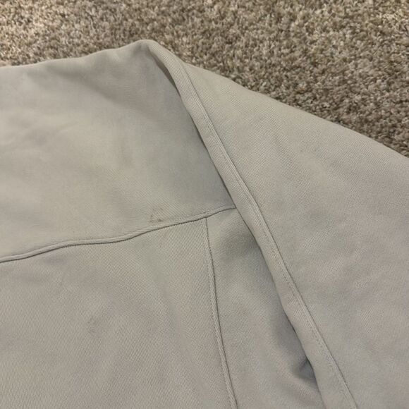 Men’s Lululemon French Terry Oversized Long Sleeve Crew | XL | Seal Grey - Picture 11 of 12